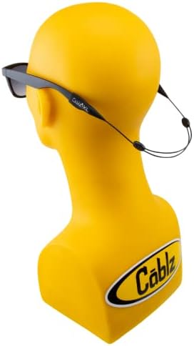 Cablz Monoz מתכוונן שומר משקפיים | קו דמוי מונופילמנט, מתכוונן, רצועת משקפי המשקפיים מחוץ לצוואר, 14 אינץ '